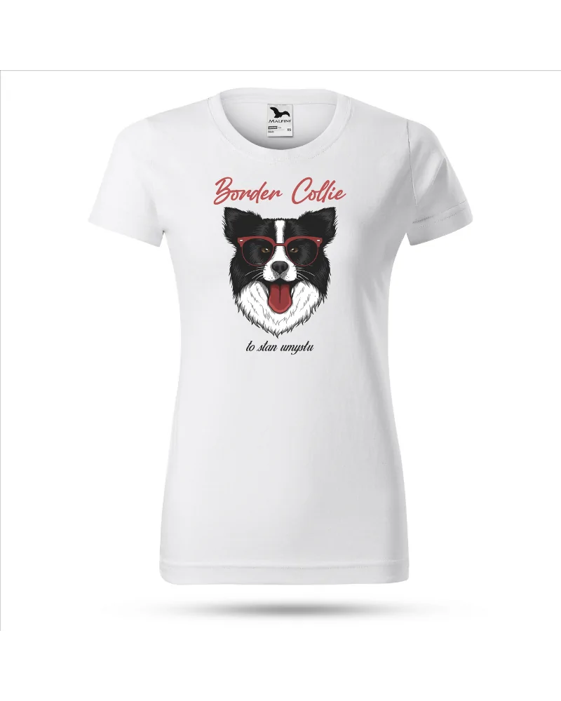 Koszulka Damska, Border Collie, Prezent
