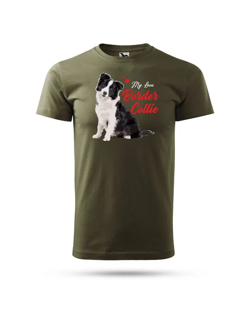 Koszulka Męska, Border Collie My Love, Prezent