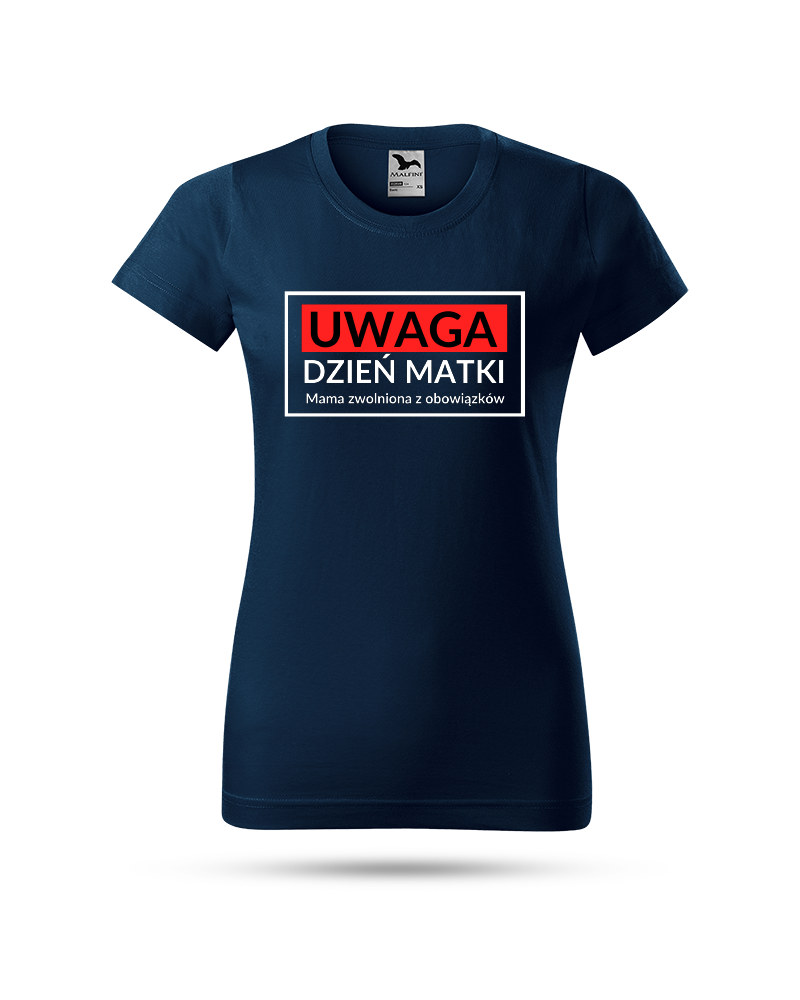 Koszulka Damska, UWAGA Dzień Matki, Prezent