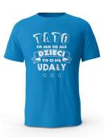 Koszulka Męska Tato Dzieci Ci się Udały, T-shirt dla Taty