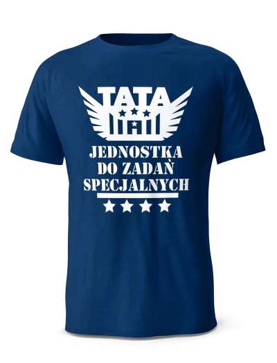 Koszulka Tata Jednostka do Zadań Specjalnych, Prezent dla Taty