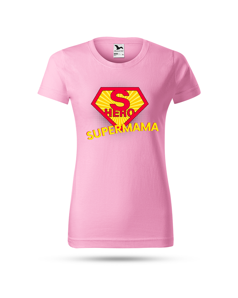 Koszulka Damska, Super Mama, Prezent