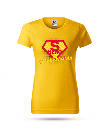 Koszulka Damska, Super Mama, Prezent