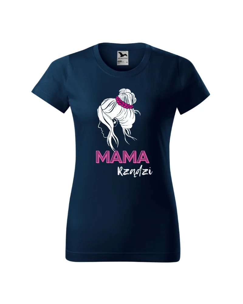 Koszulka Damska, Mama rządzi, Prezent