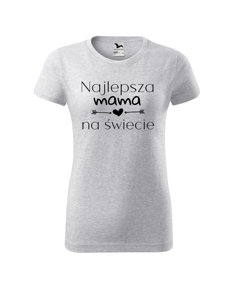Koszulka Damska, Najlepsza Mama na świecie, Prezent