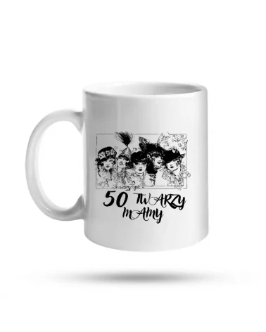 Kubek, 50 twarzy Mamy, Prezent