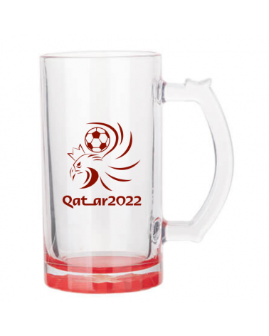 Kufel z czerwonym spodem, Qatar 2022, Prezent