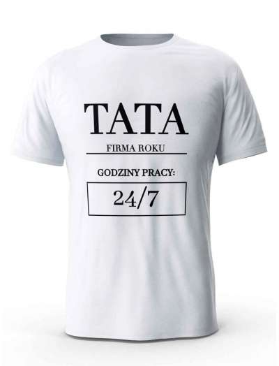 Koszulka Firma Roku, T-shirt Dla Taty