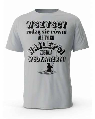 Koszulka Najlepsi Wędkarze, T-shirt Męski, OUTLET