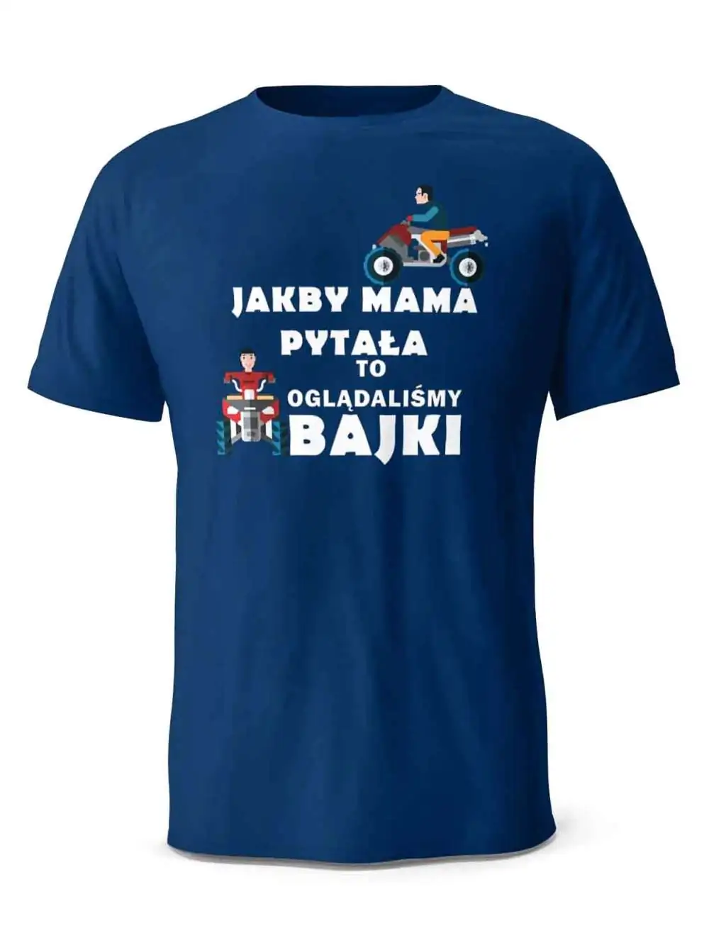 Koszulka Jakby Mama pytała To Oglądaliśmy Bajki, T-shirt Dla Taty