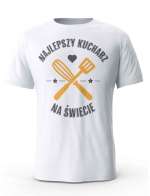 Koszulka Najlepszy Kucharz Na Świecie, T-shirt Dla Mężczyzny