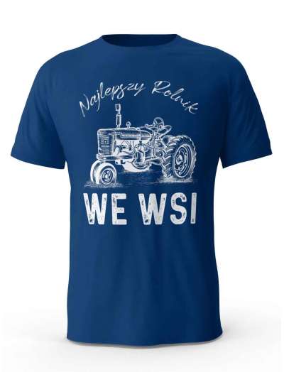 Koszulka Najlepszy Rolnik We Wsi, T-shirt Dla Mężczyzny
