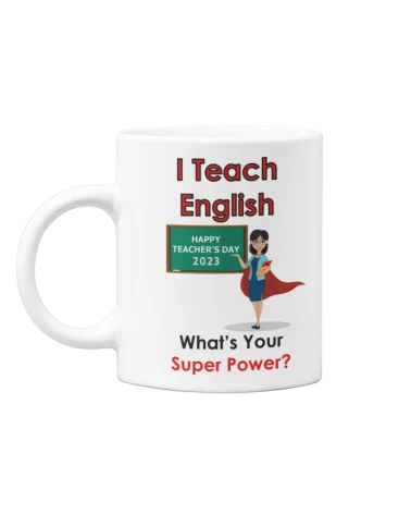 Kubek, I Teach English,  Prezent Dla Nauczycielki