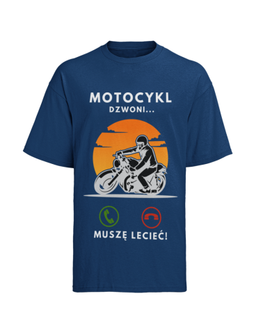 Koszulka męska, Motocykl Dzwoni, Prezent