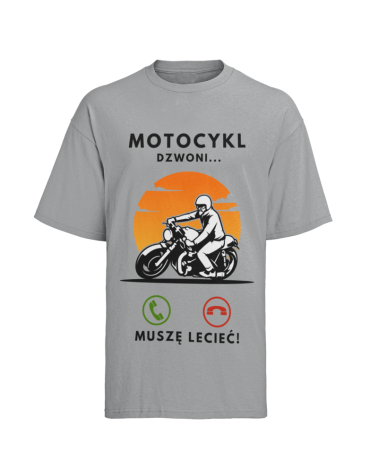 Koszulka męska, Motocykl Dzwoni, Prezent