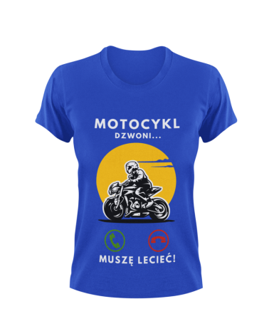 Koszulka damska, Motocykl Dzwoni, Prezent