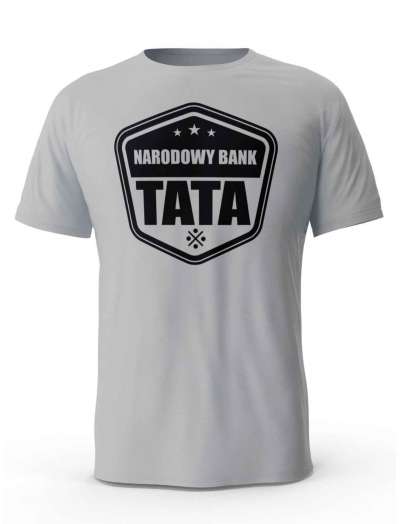 Koszulka Narodowy Bank Tata, T-shirt Dla Taty
