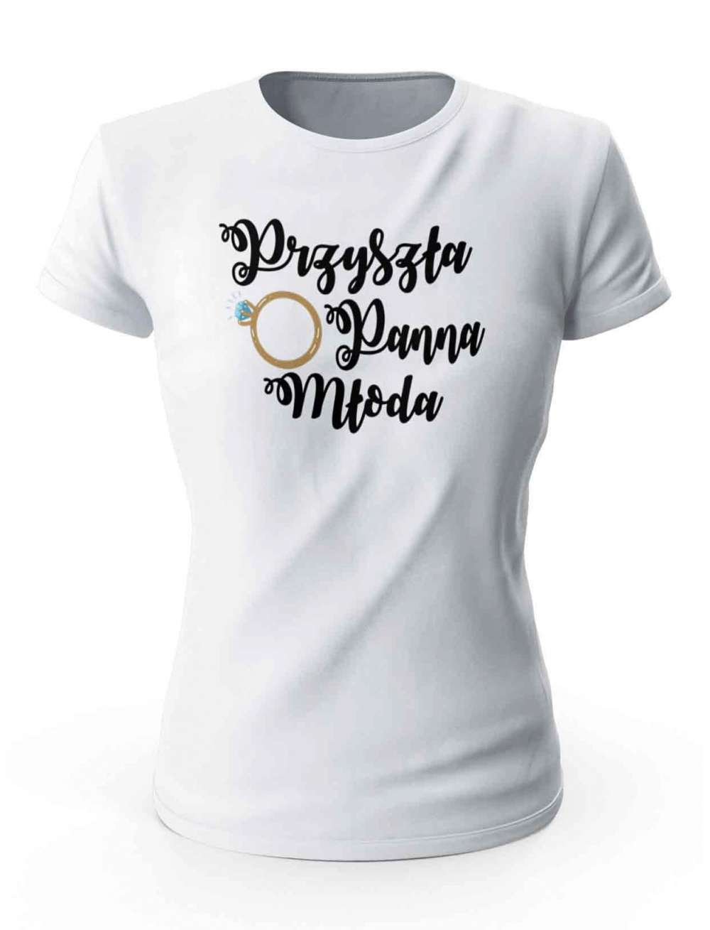Koszulka Przyszła Panna Młoda, Prezent T-shirt na Wieczór Panieński