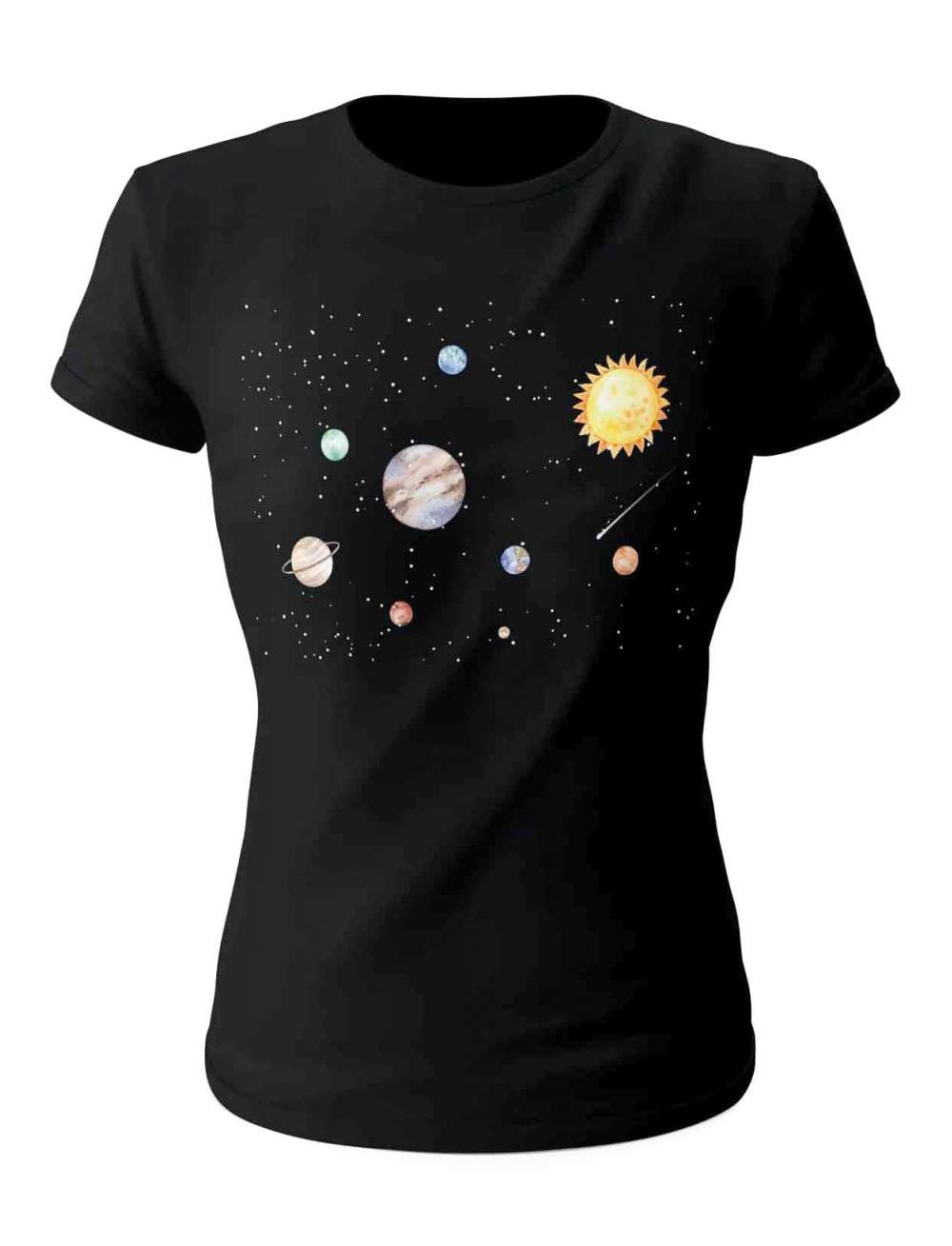 Koszulka Galaxy Prezent T-shirt Dla Kobiety