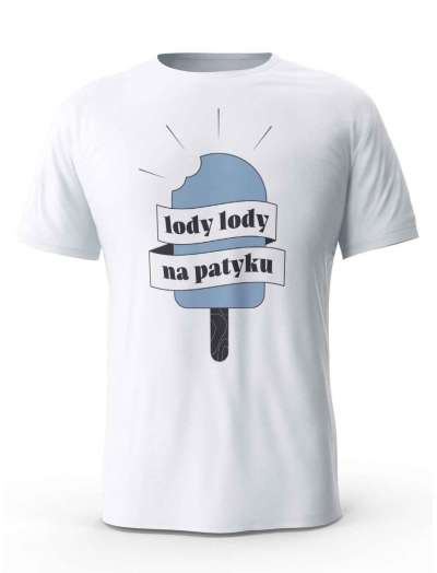 Koszulka Lody Lody Na Patyku, T-shirt Męski, Lato