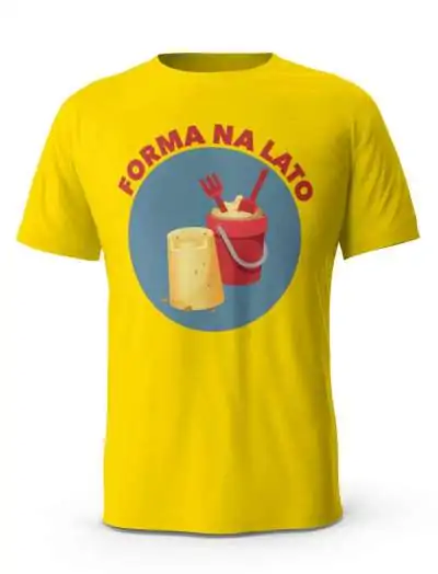 Koszulka Forma Na Lato, T-shirt Męski, Lato
