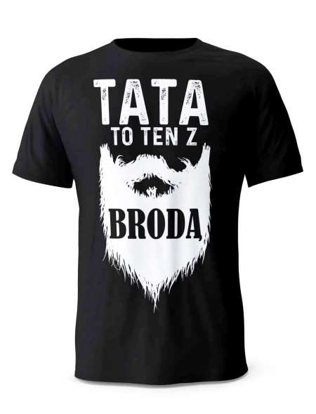 Koszulka Tata To Ten z Brodą, T-shirt Dla Taty