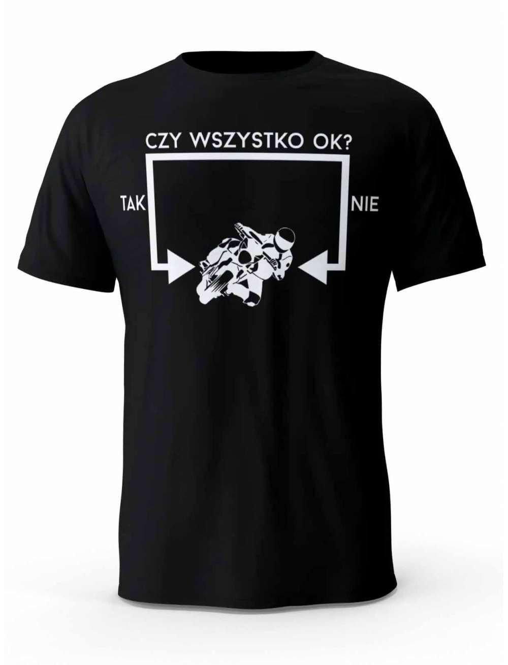 Koszulka Czy Wszystko OK Ścigacz, T-Shirt dla Mężczyzny