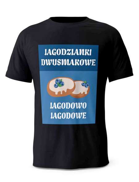 Koszulka męska Jagodzianki Dwusmakowe, T-Shirt męski