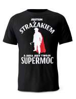 Koszulka Jestem Strażakiem, T-Shirt dla mężczyzny
