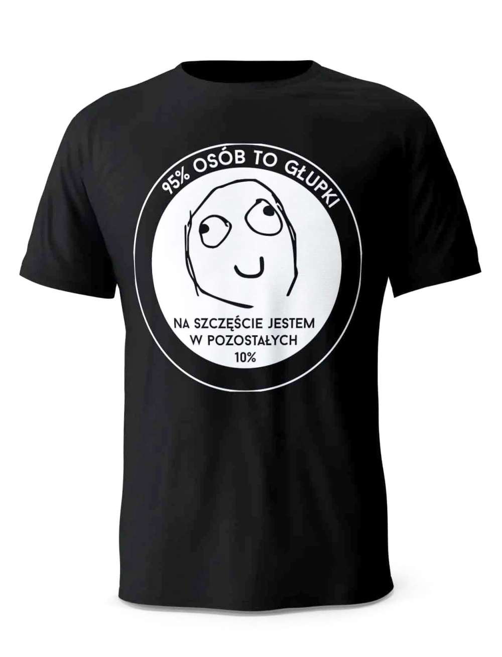 Koszulka 95% Osób to Głupki, T-Shirt dla mężczyzny