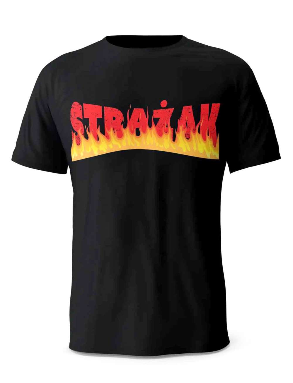 Koszulka Strażak Płomienie, T-Shirt dla mężczyzny