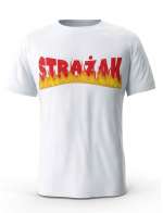 Koszulka Strażak Płomienie, T-Shirt dla mężczyzny