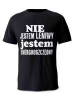 Koszulka Nie Jestem Leniwy, T-shirt Męski, Prezent