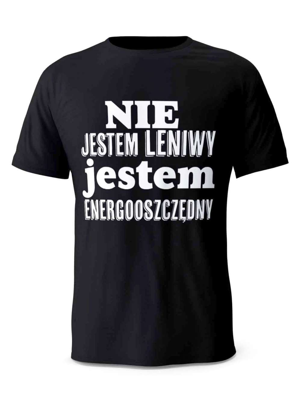 Koszulka Nie Jestem Leniwy, T-shirt Męski, Prezent