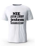 Koszulka Nie Jestem Leniwy, T-shirt Męski, Prezent