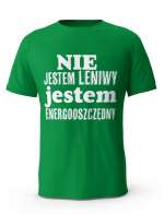 Koszulka Nie Jestem Leniwy, T-shirt Męski, Prezent