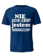 Koszulka Nie Jestem Leniwy, T-shirt Męski, Prezent