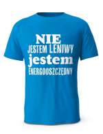 Koszulka Nie Jestem Leniwy, T-shirt Męski, Prezent