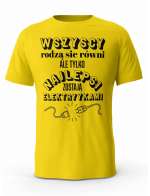 Koszulka Najlepsi Elektrycy, T-shirt Męski, Prezent