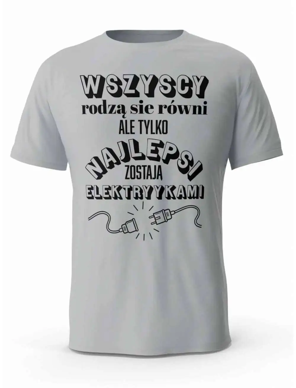 Koszulka Najlepsi Elektrycy, T-shirt Męski, Prezent