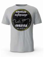Koszulka Najlepszego Elektryka, T-shirt Męski, Prezent