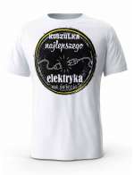 Koszulka Najlepszego Elektryka, T-shirt Męski, Prezent