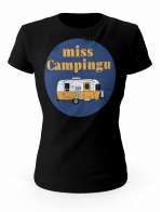 Koszulka Miss Campingu, T-shirt Damski, Prezent