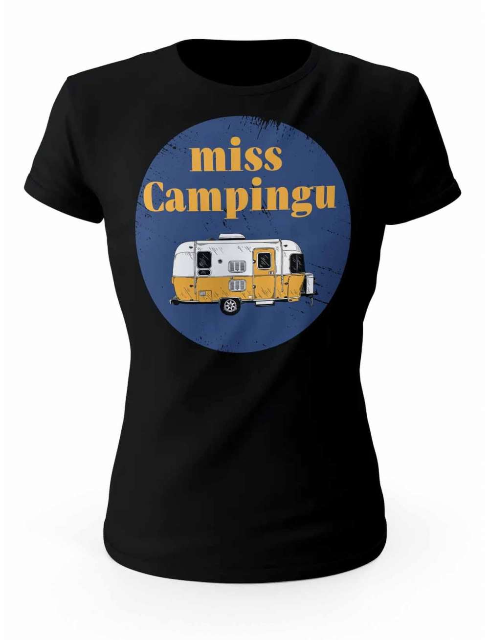 Koszulka Miss Campingu, T-shirt Damski, Prezent