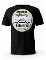 Koszulka Najlepszego Kolejarza, T-shirt Męski, Prezent