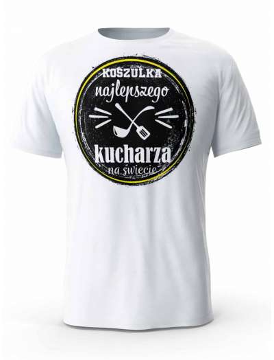 Koszulka Najlepszego Kucharza, T-shirt Męski, Prezent