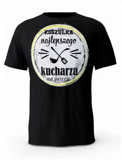 Koszulka Najlepszego Kucharza, T-shirt Męski, Prezent