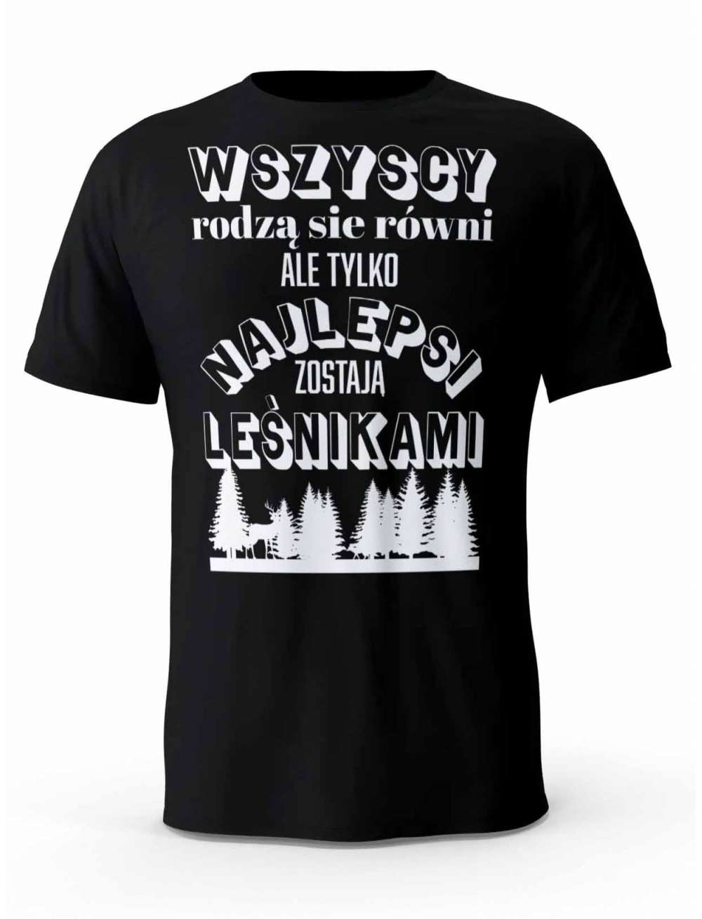 Koszulka Najlepsi Leśnikami, T-shirt Męski, Prezent