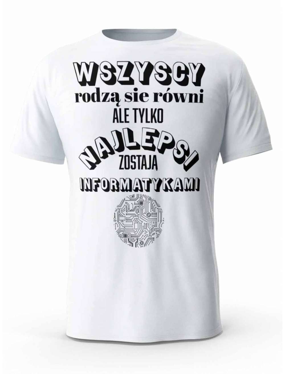 Koszulka Najlepsi Informatykami, T-shirt Męski, Prezent