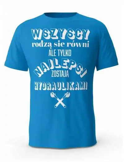 Koszulka Najlepsi Hydraulicy, T-shirt Męski, Prezent
